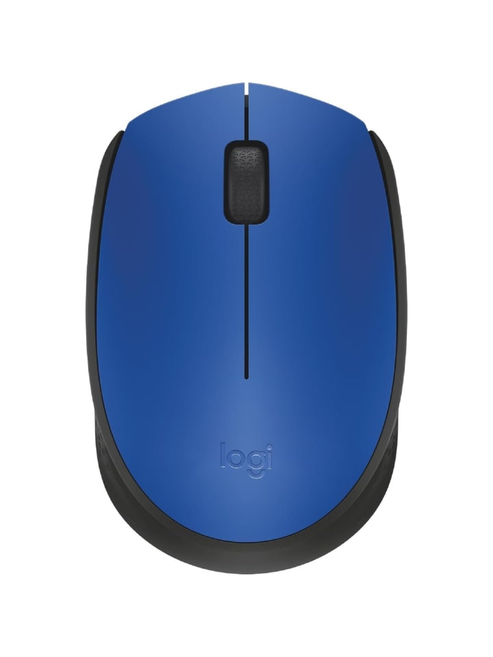 Logitech Wireless M171 Kabellose Maus in Blau - Ideal für Büro und in Blau günstig kaufen onesize