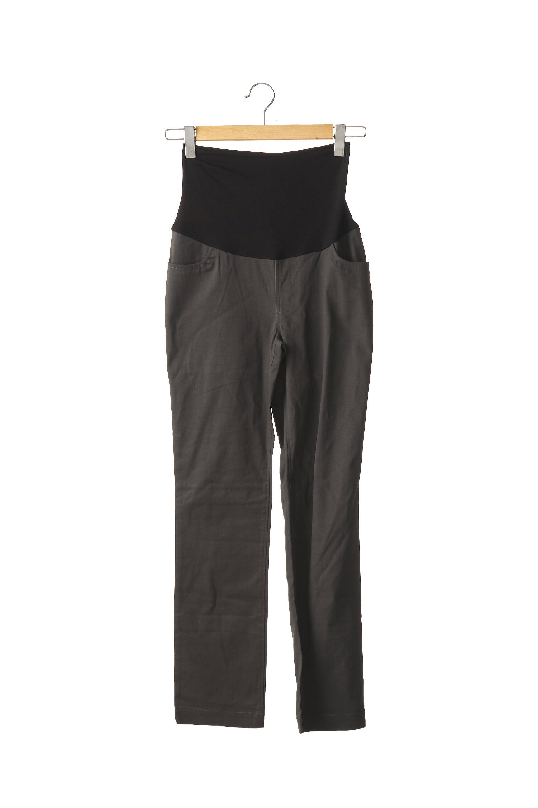 Pas De Deux Pantalons Maternite Femme couleur gris