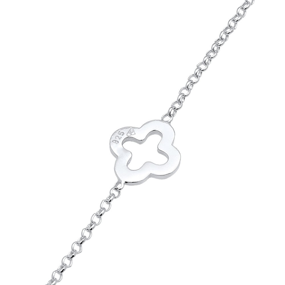 Elli Elli Bracelet de Cheville Femmes bracelet de cheville trèfle pendentif chance en  Bijoux