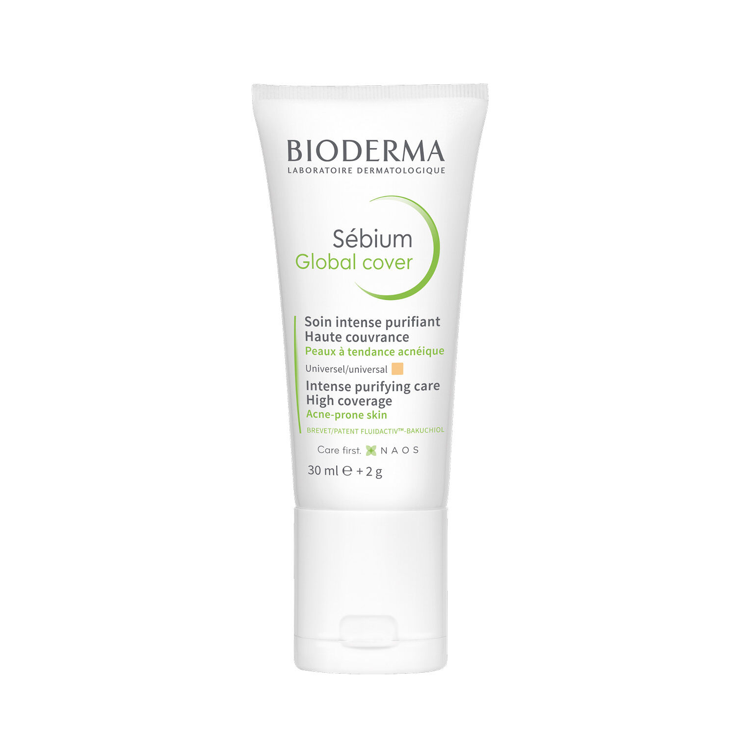 Bioderma Sébium Global Cover Soin Intense Purifiant Teinté - Peaux à Tendance Acnéique 30 ml