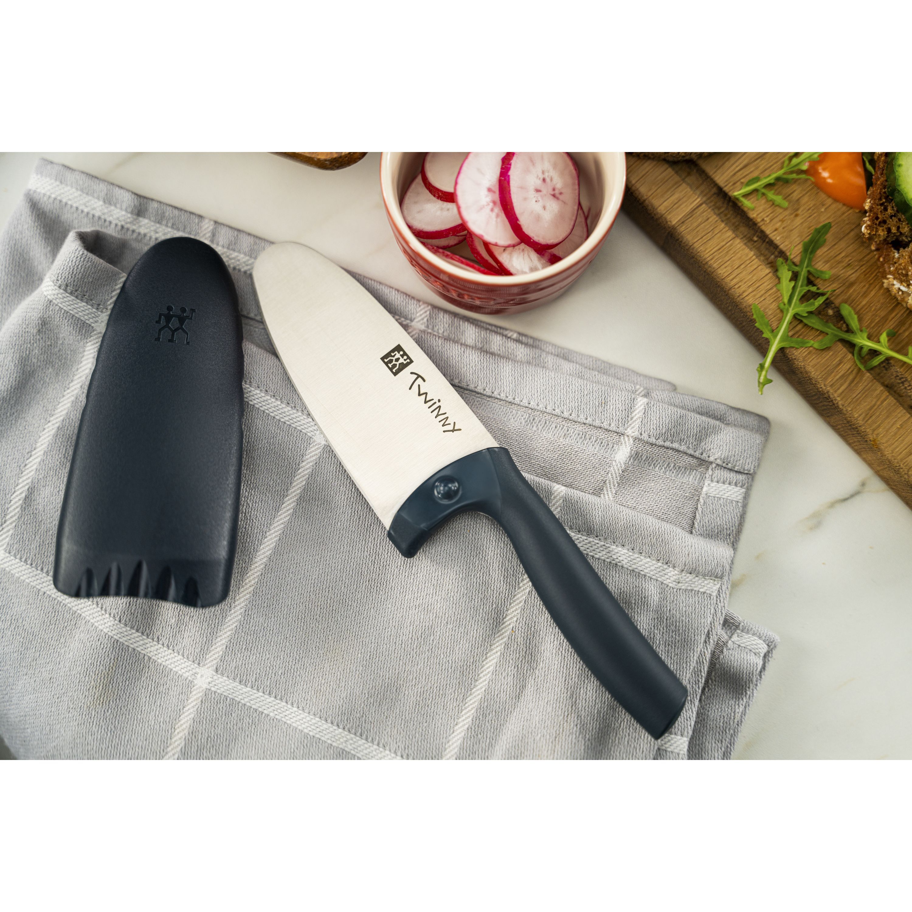 Kochmesser 10 cm, Blau