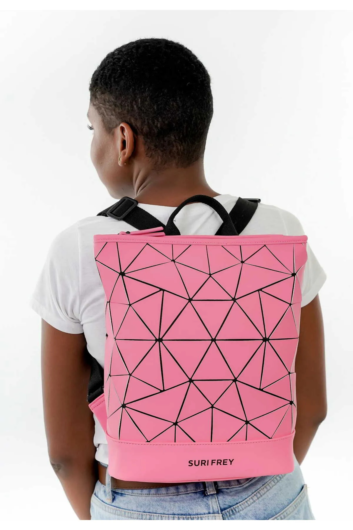 SURI FREY  Rucksack - Rosa - Unifarben