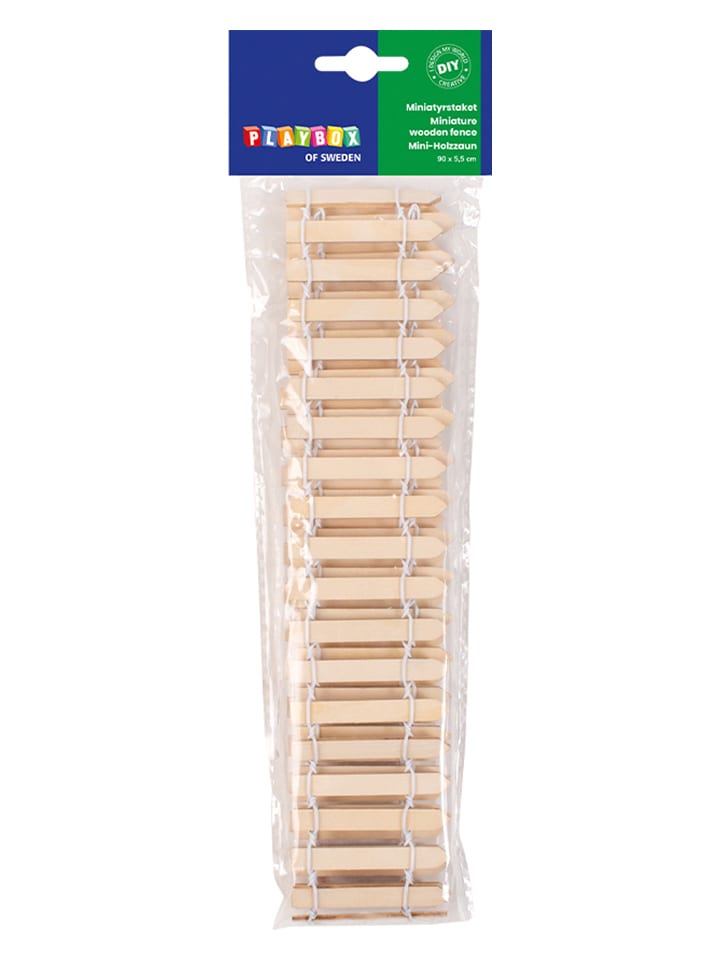 Playbox Holzzaun in Natur günstig kaufen onesize