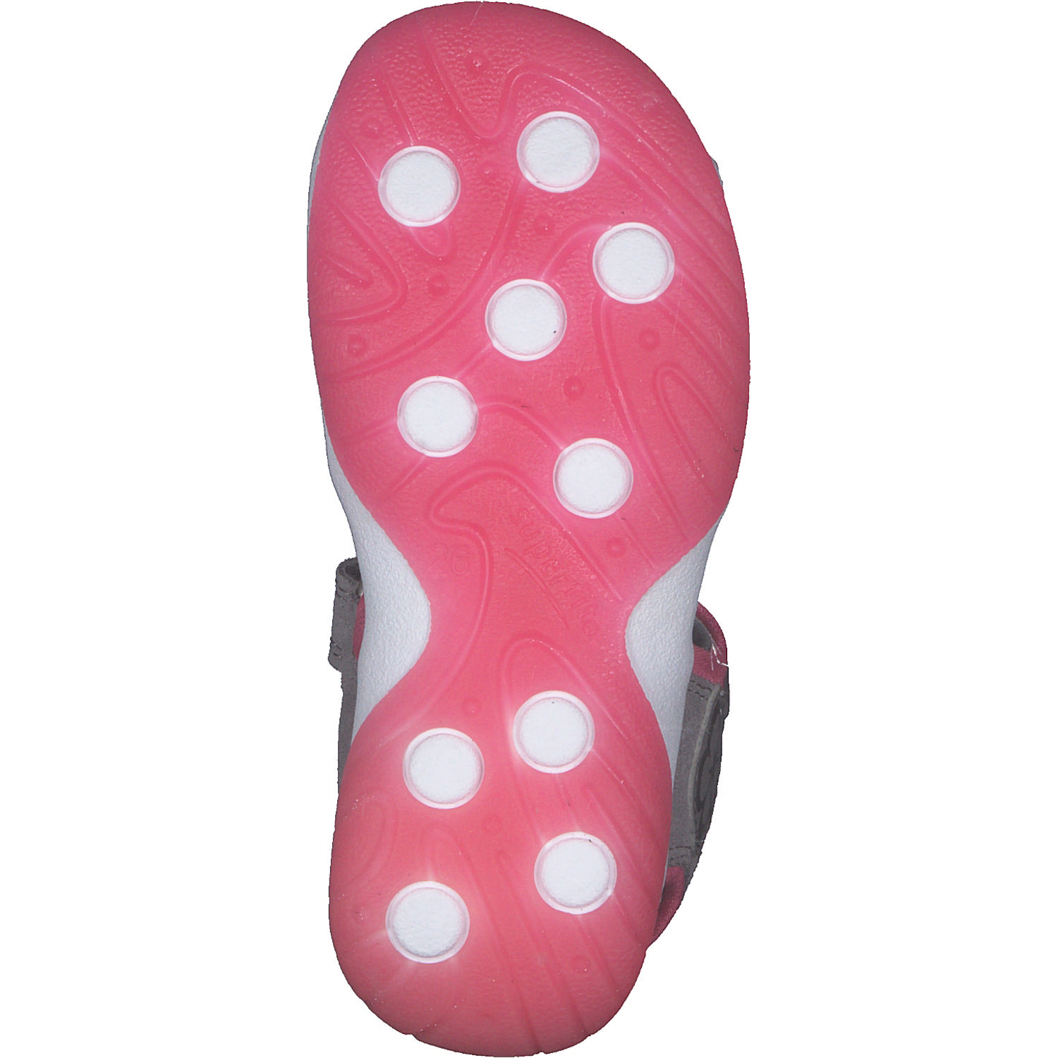 Superfit SUNNY 06127, Sandalen (Kinder), Kinder, hellgrau/pink