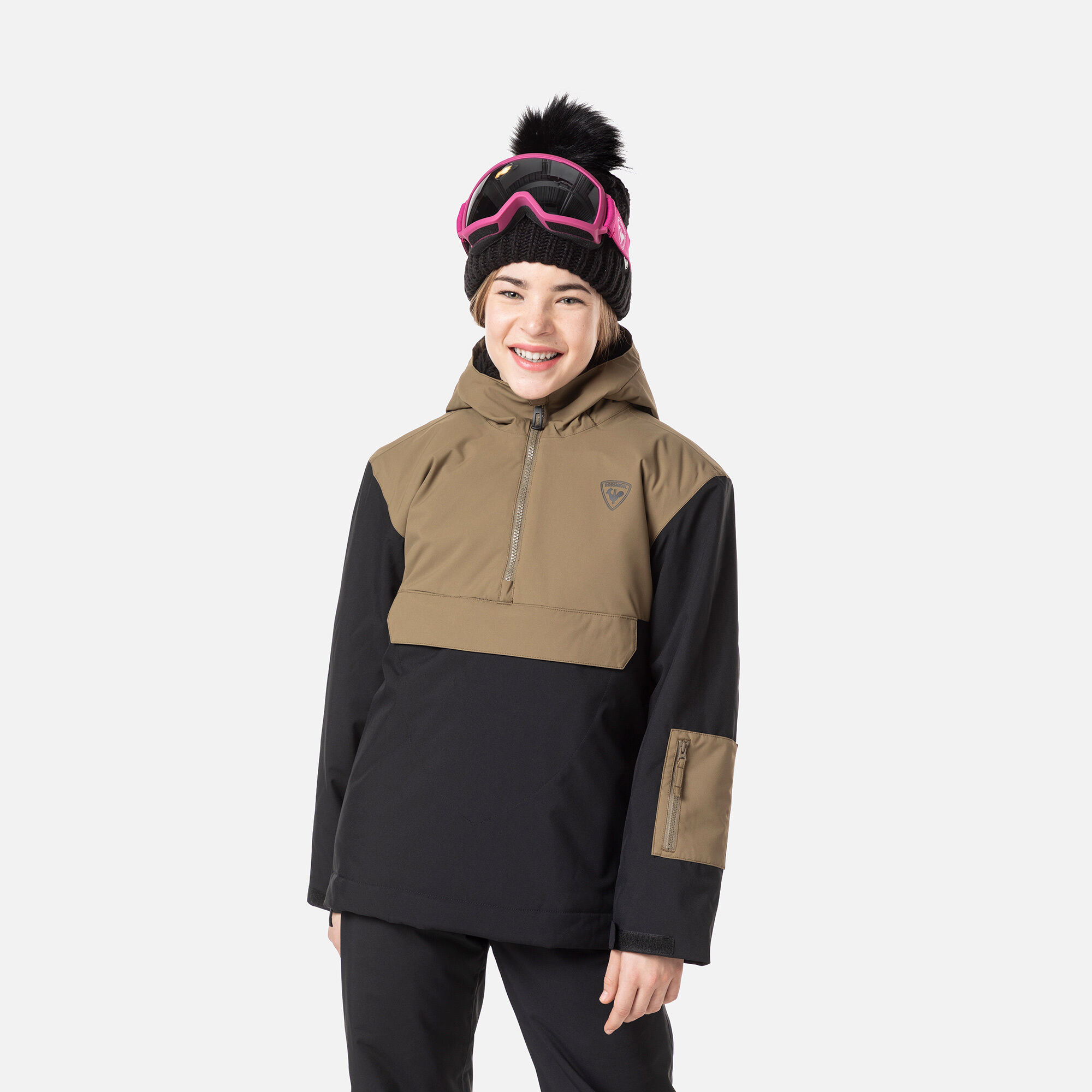 Veste anorak de ski Bicolor enfant