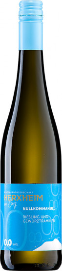 2021 NULL-KOMMA-NULL - Riesling & Gewürztraminer trocken - Winzergenossenschaft Herxheim am Berg