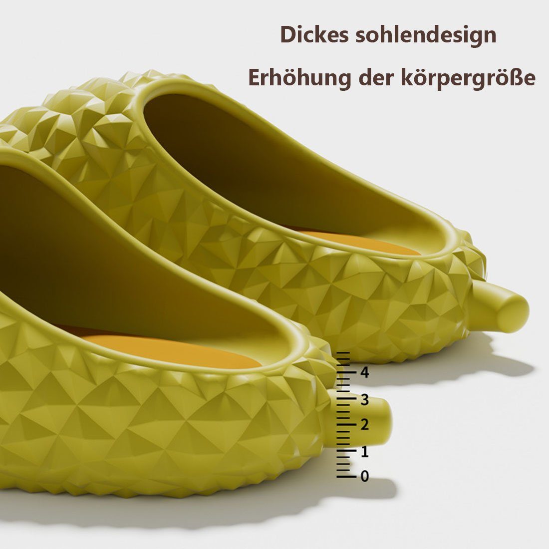 DÖRÖY Frauen Durian Hausschuhe, Home Slip Resistant Thick Bottom Hausschuhe Badesandale