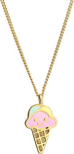 Elli Halskette Kinder Eis Sweet Emaille 925 Silber