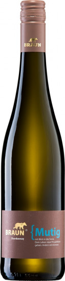 2022 { Mutig Chardonnay trocken - Familienweingut Braun