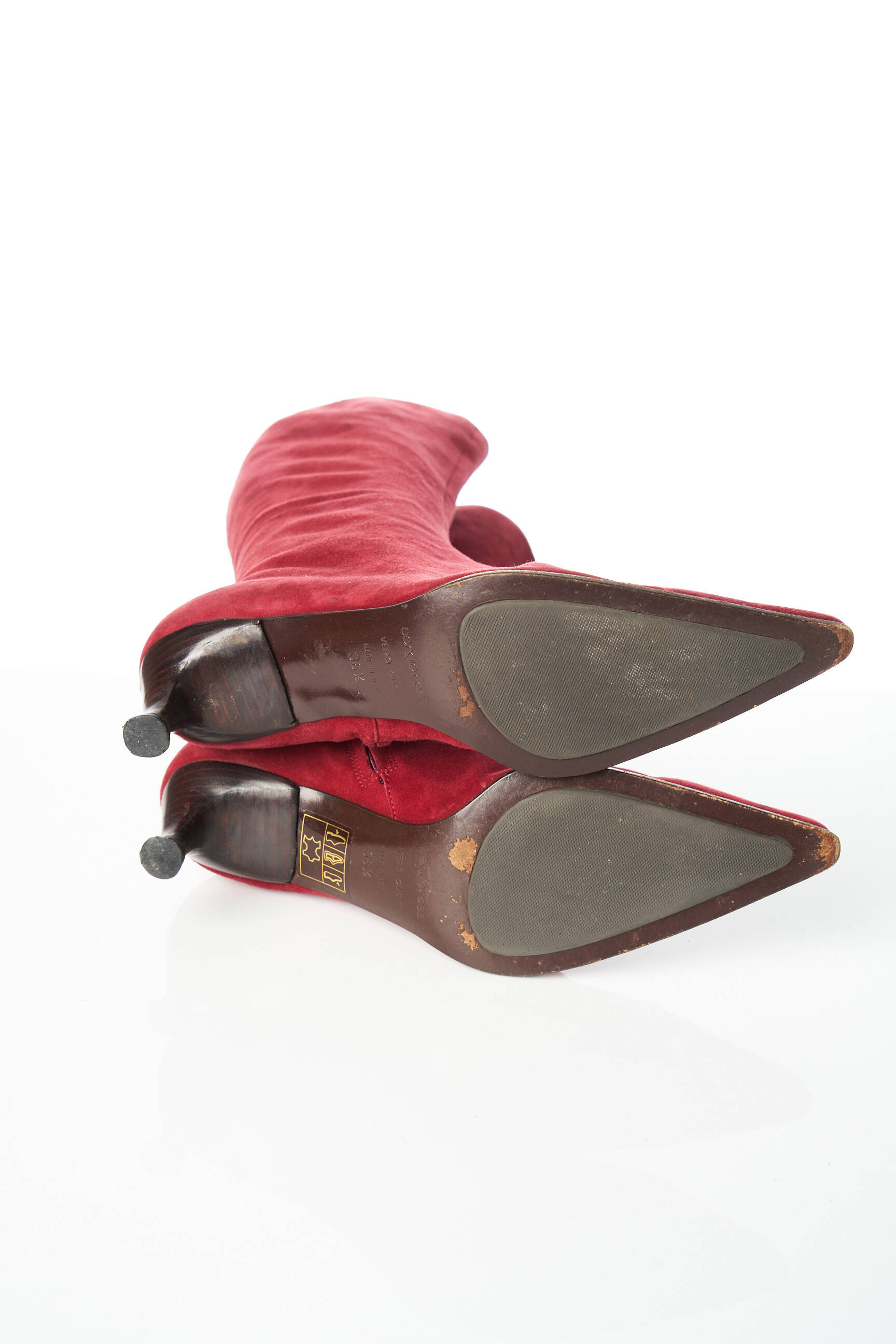 Sergio Rossi Bottes Femme couleur rouge