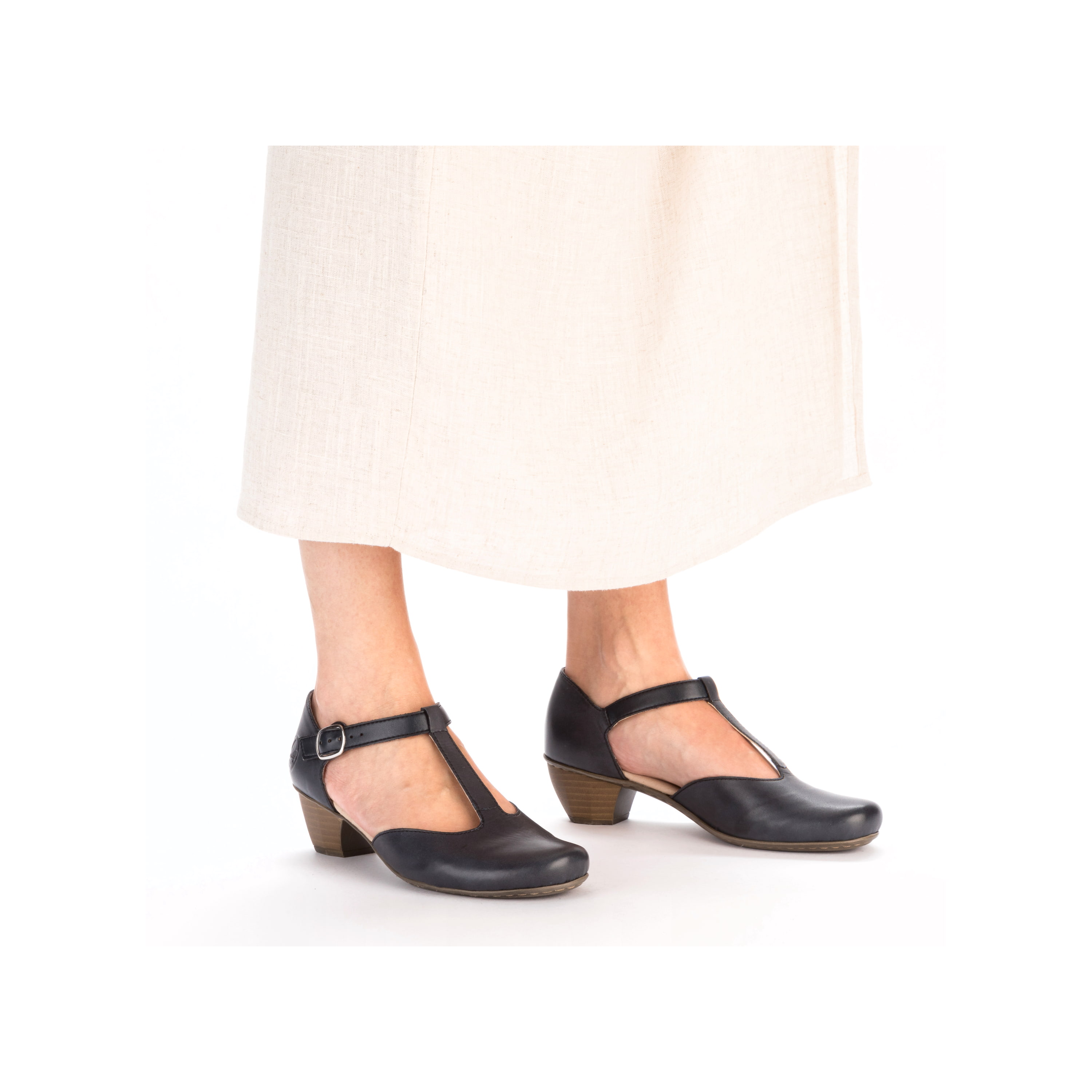 Rieker Damen Pumps marineblau