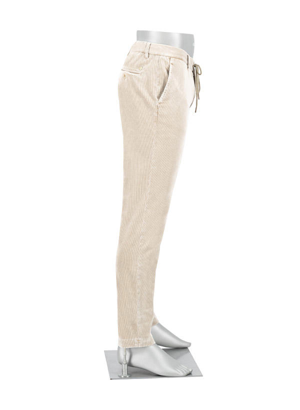 Alberto, Chino Jump, Slim Fit, Cord, hellbeige