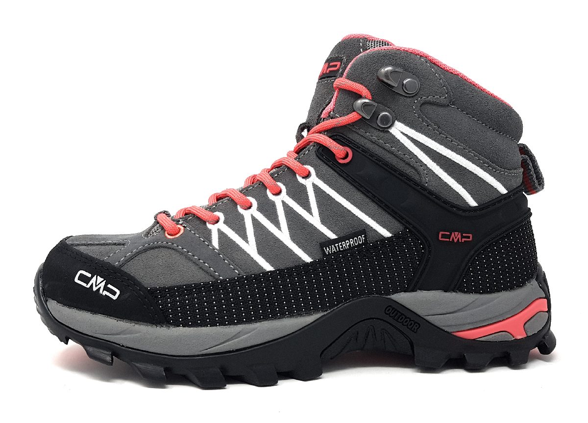 CMP Da. Trekking Rigel Mid 3Q12946 Grau 67U L grey/ corallo