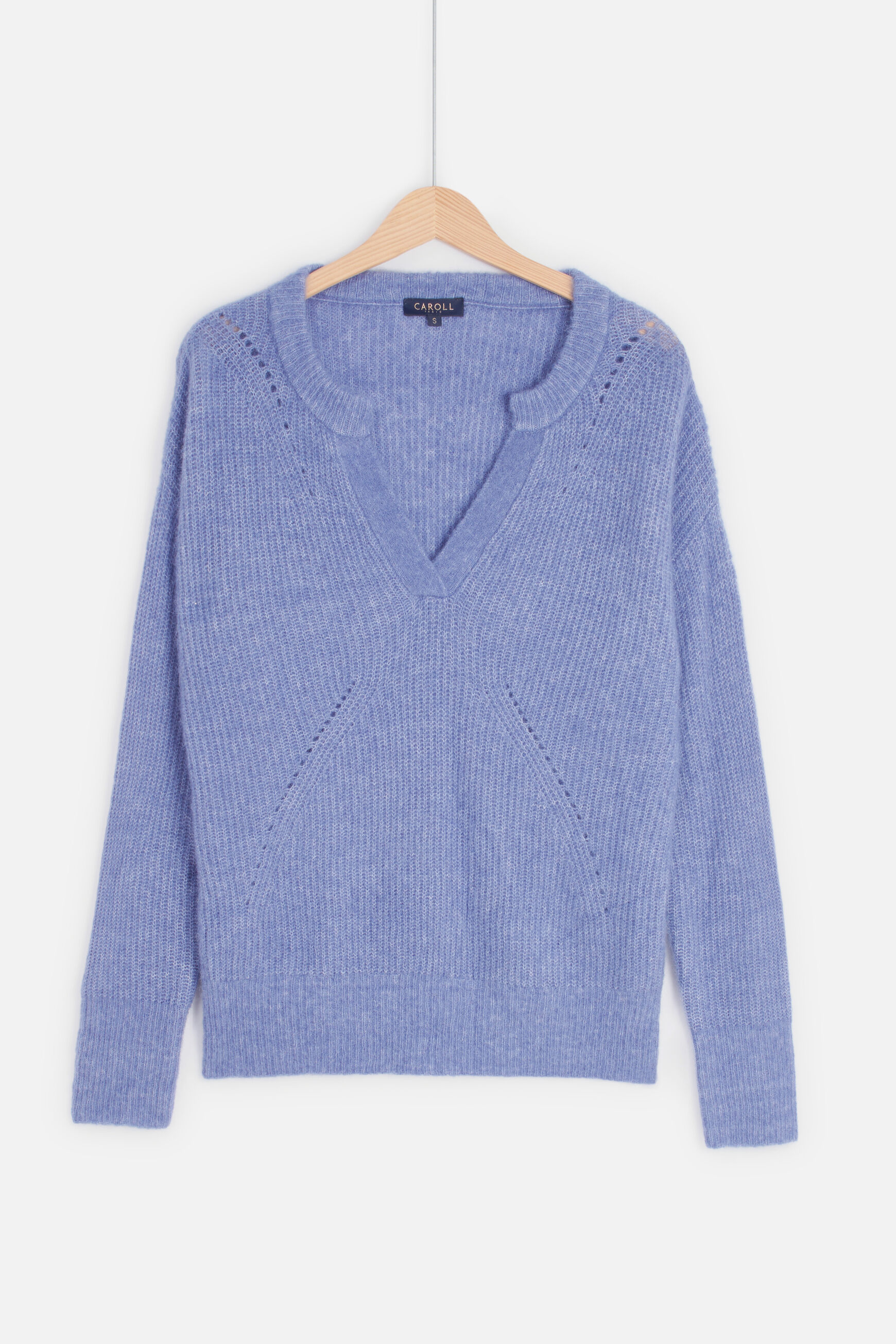 pull dorine bleu violet femme