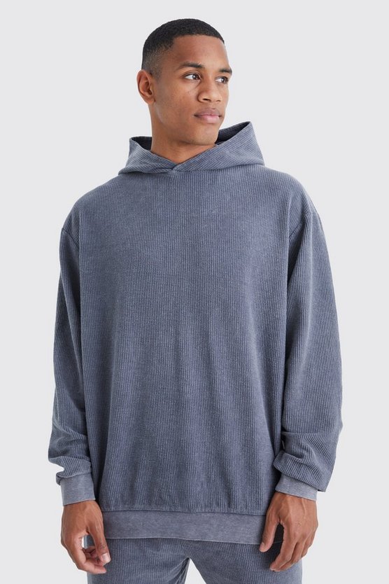 Oversize Cord-Hoodie