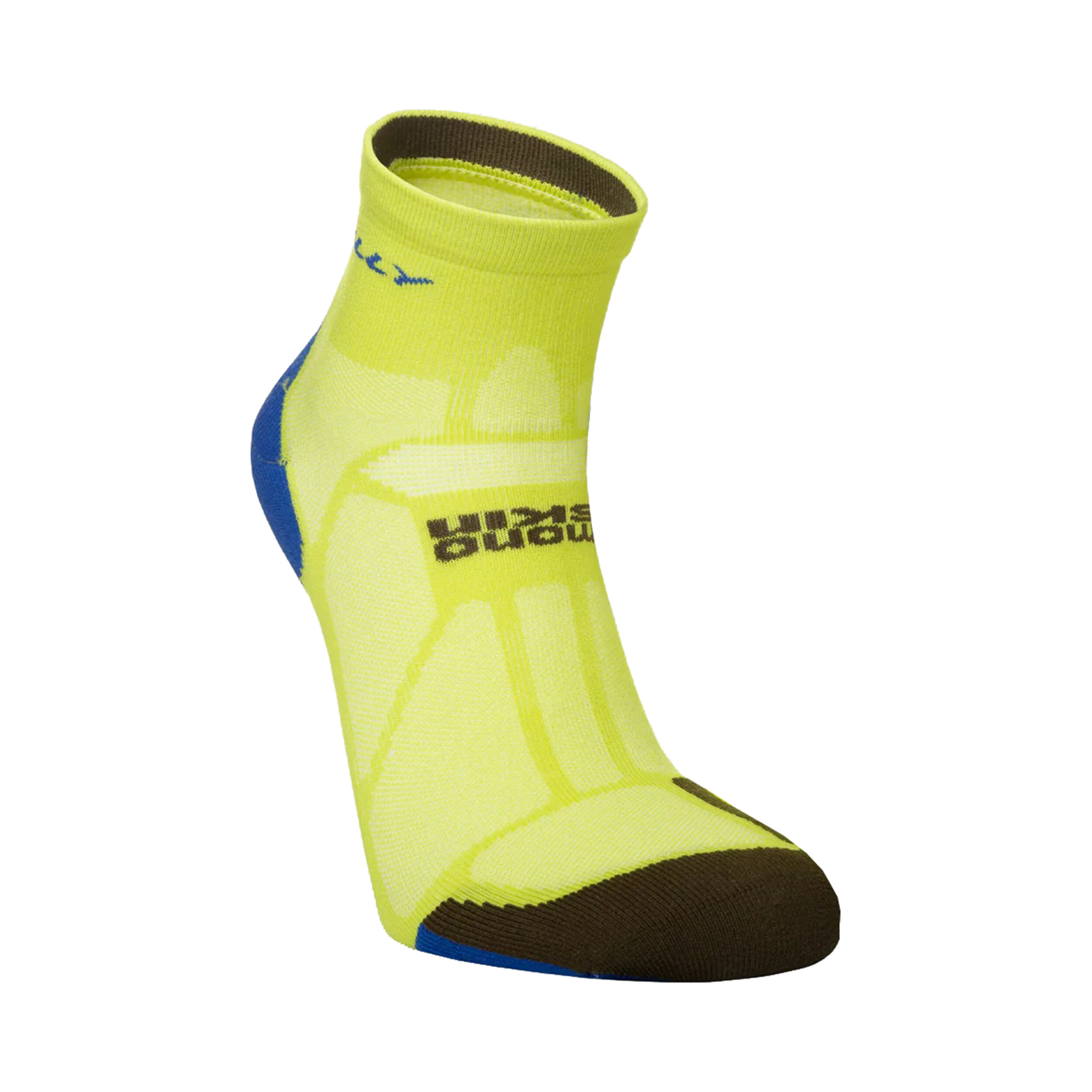 Marathon Fresh Anklet Minimum Cushioning Laufsocken - Gelb, Blau