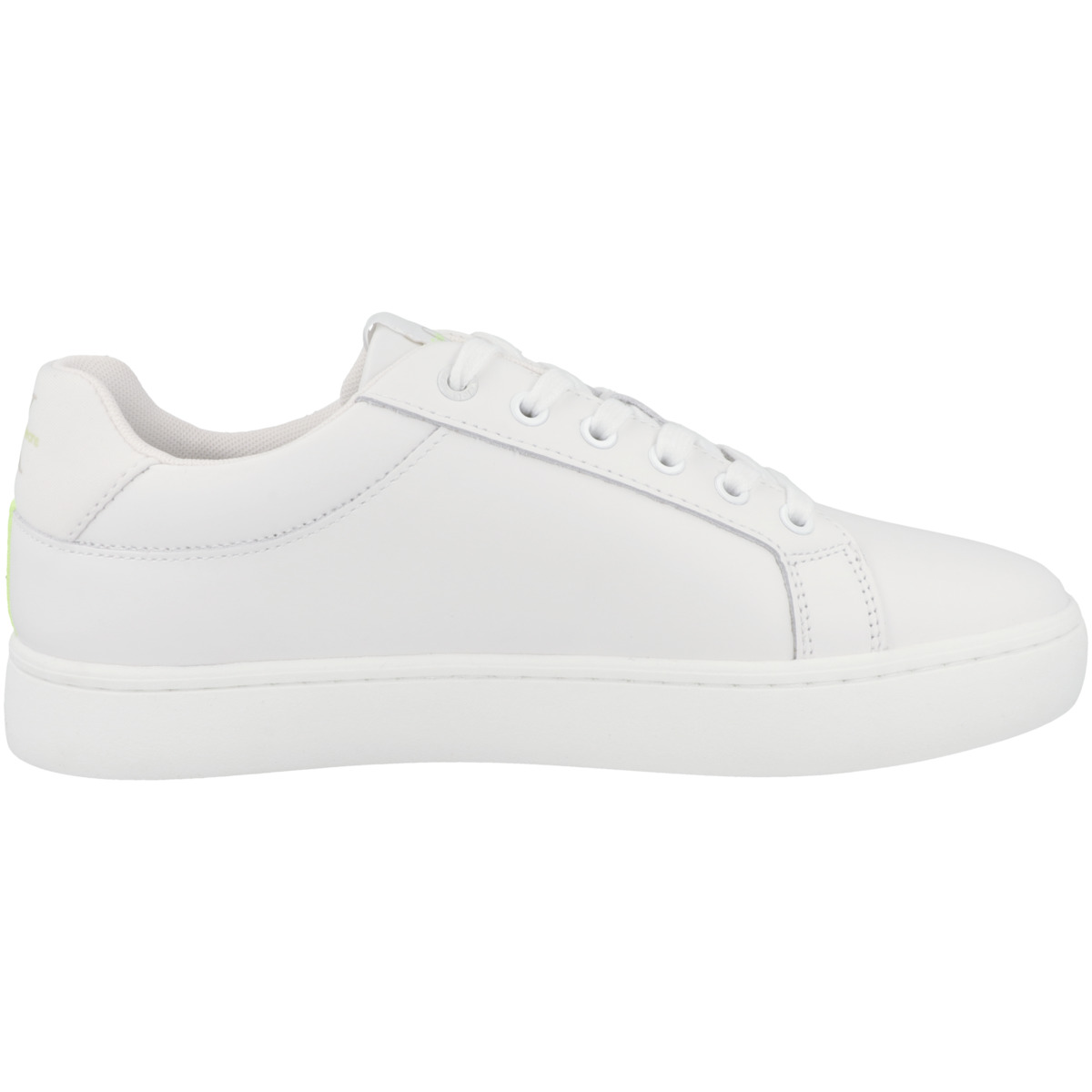 Calvin Klein Jeans Classic Cupsole Fluo Contrast Sneaker Low weiss