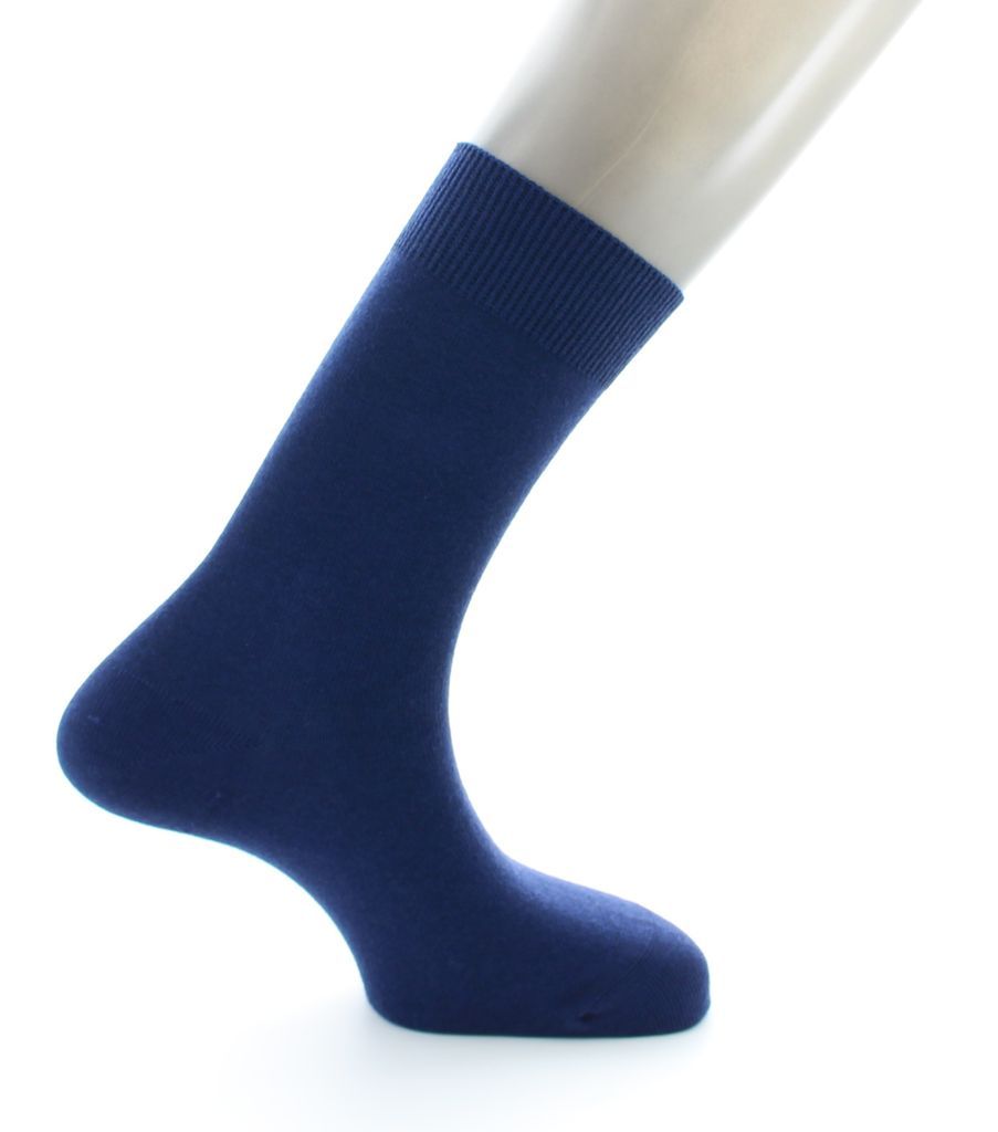 Perrin  Chaussettes laine et coton - Bleu