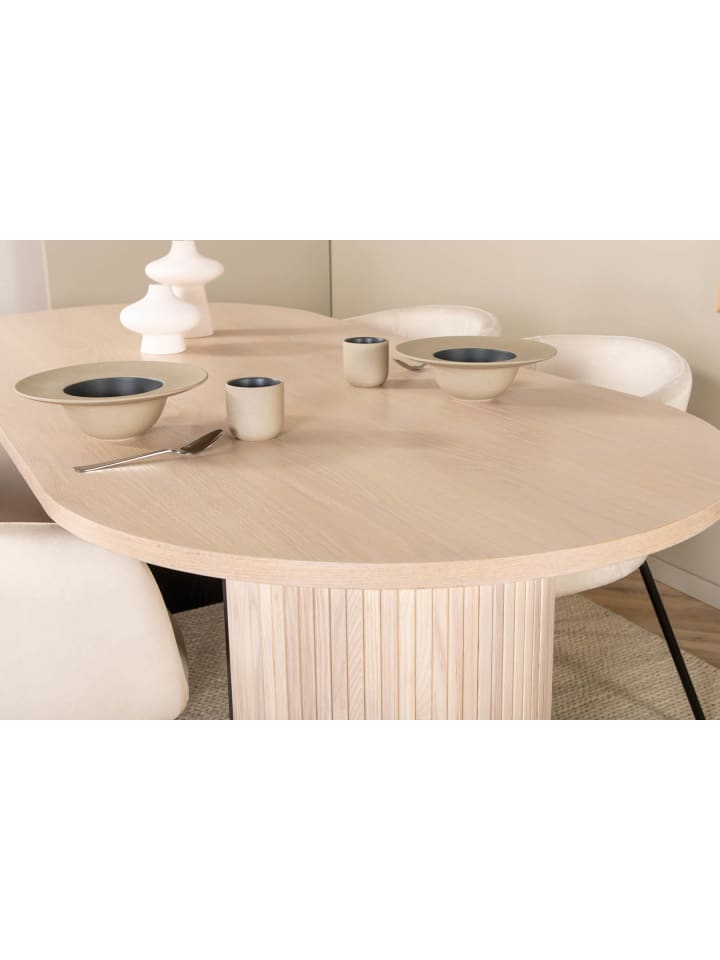ebuy24 Essgruppe BiancaWW (5-teilig) Eiche Dekor 90 x 200 cm günstig kaufen onesize