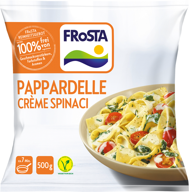 Frosta Pappardelle Crème Spinaci