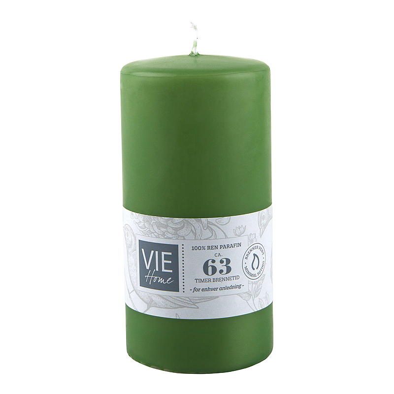 Vie Home Kubbelys 63 timer ø 6,8x14 cm peppermint parafin