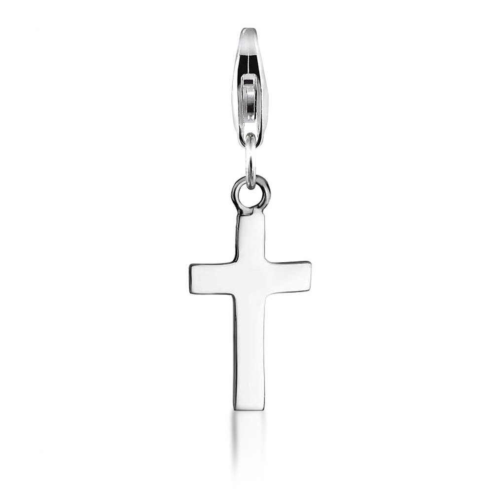 Nenalina Nenalina Amulette Pendentif à breloque  croix symbole de la religion en argent st Pendentif