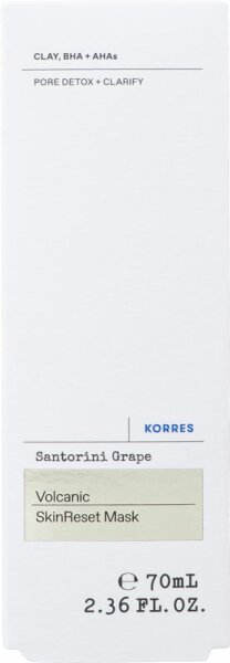 KORRES Santorini Grape Hautverfeinernde Maske mit Vulkansand Gesichtsmaske