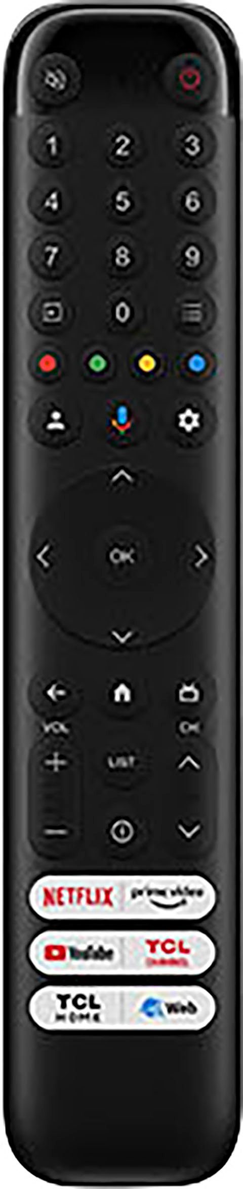 TCL 65C643X1 OLED-Fernseher (165 cm/65 Zoll, 4K Ultra HD, Google TV, Smart-TV)