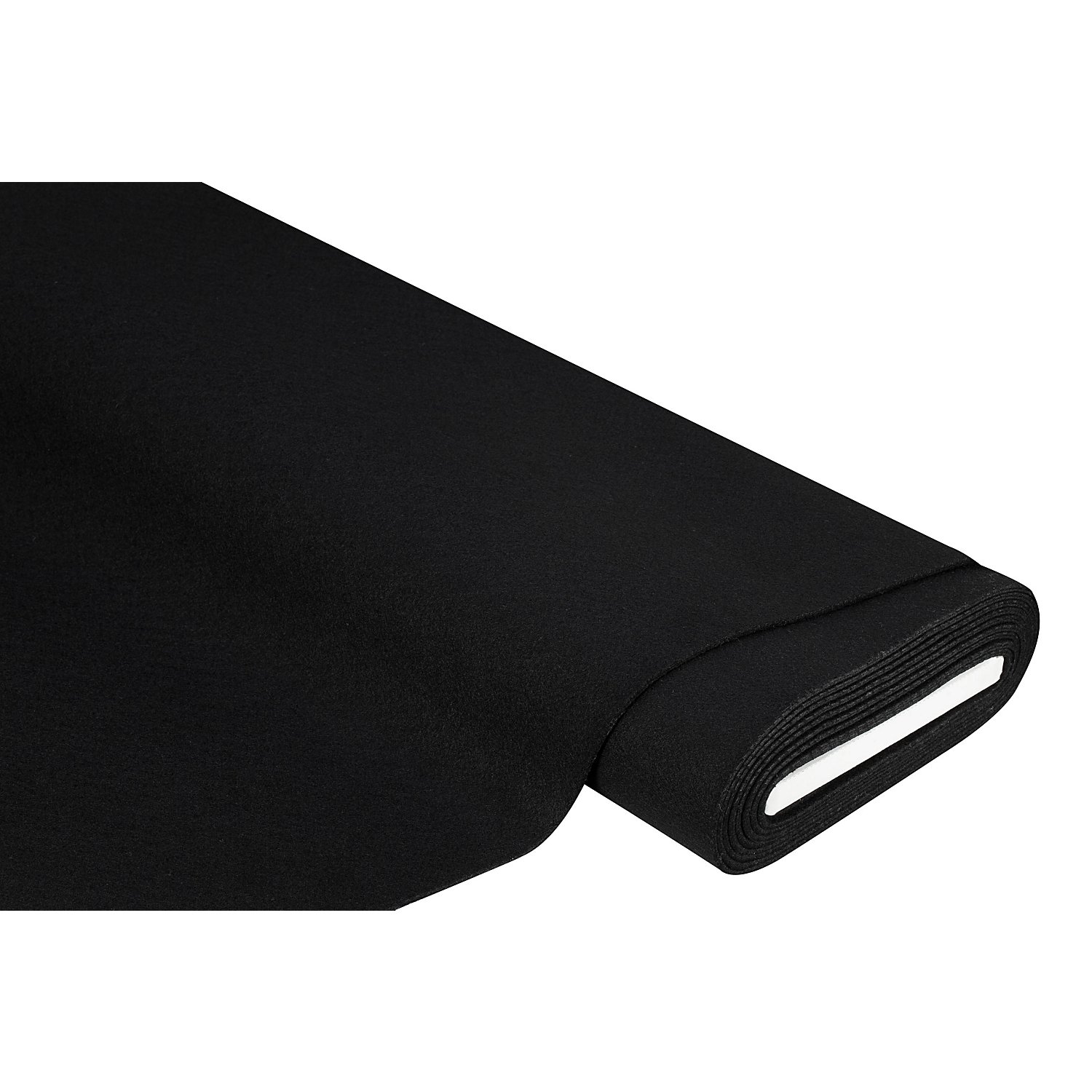Textilfilz, Stärke 4 mm, schwarz