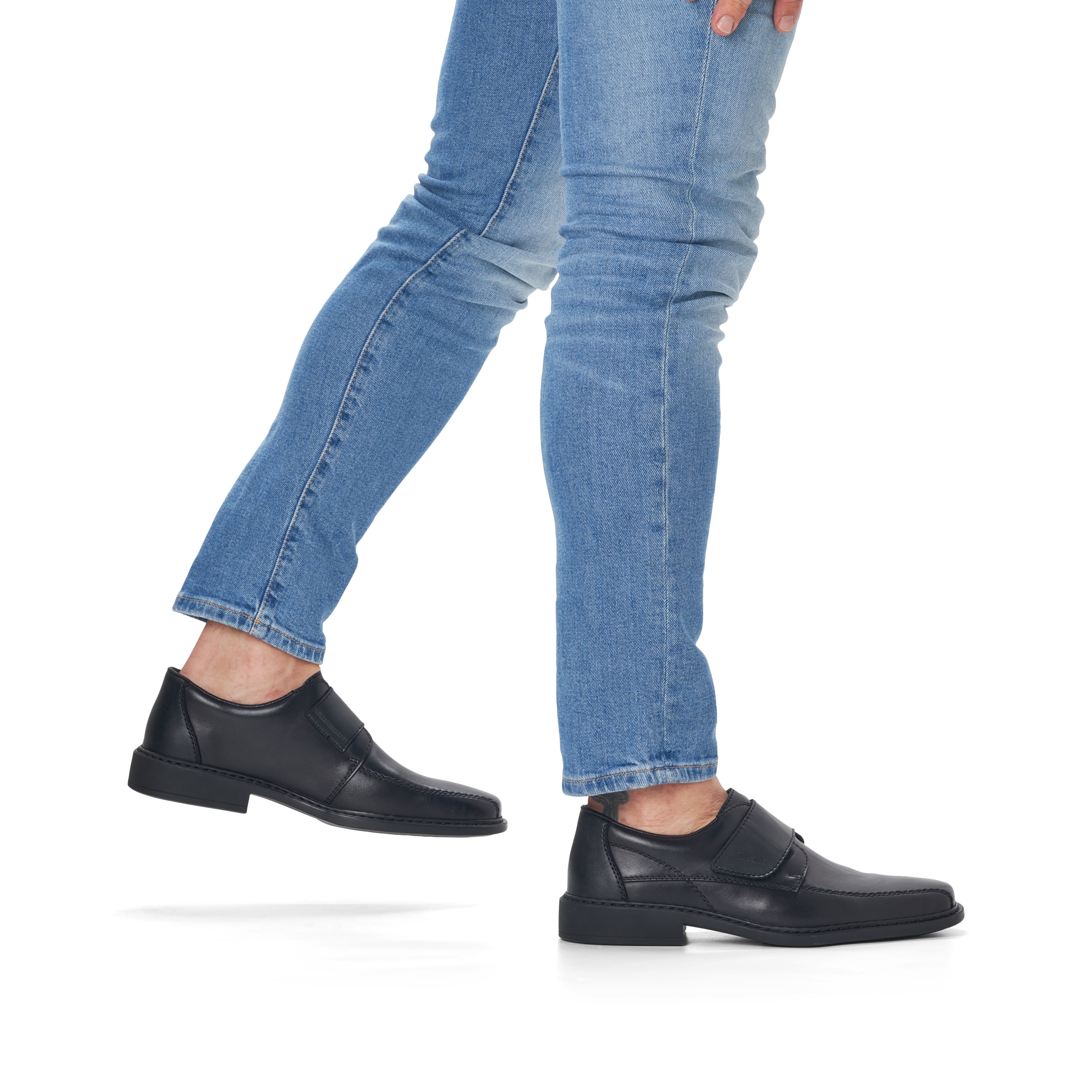 Rieker Herren Slipper nachtschwarz