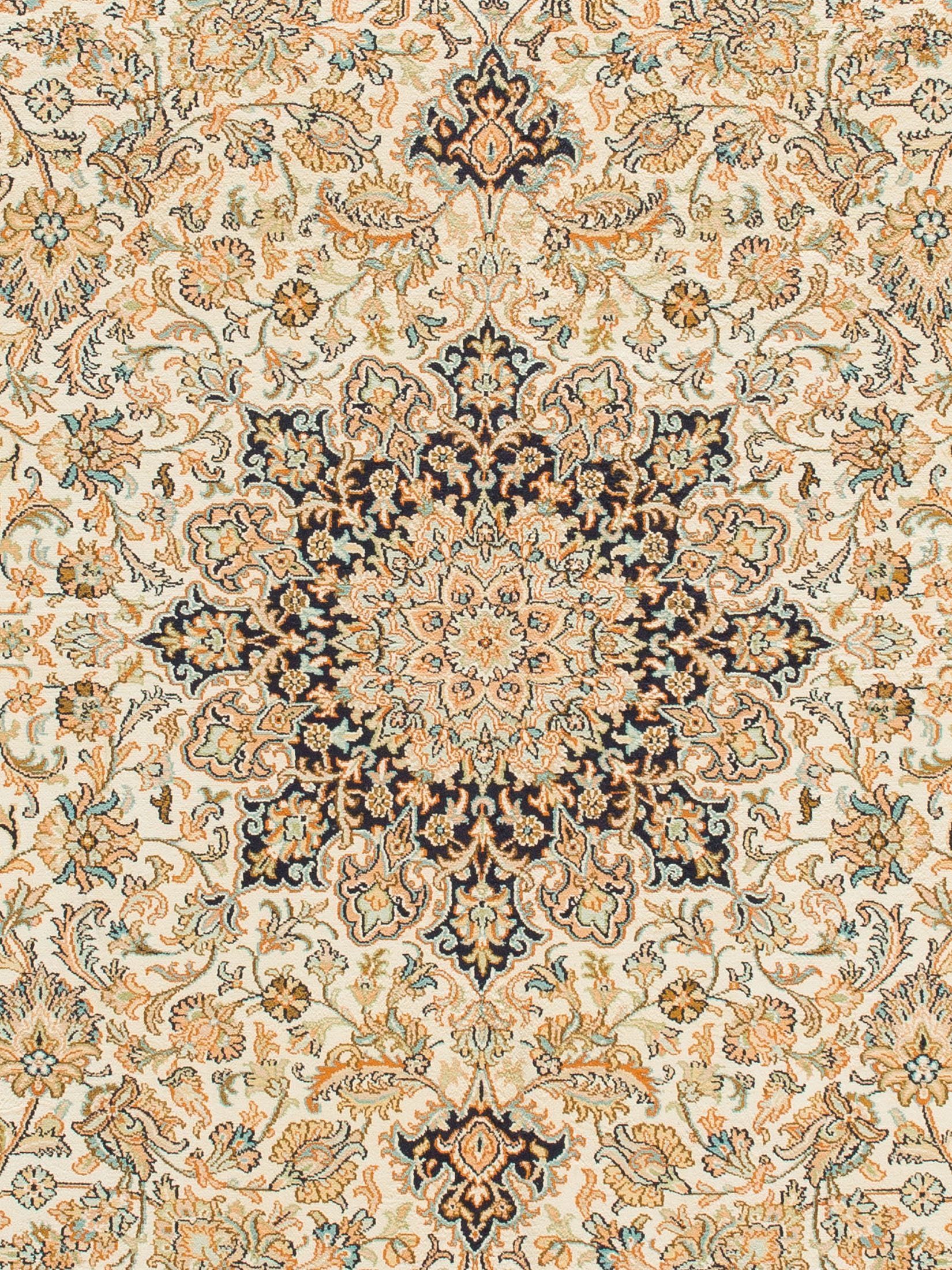 Kaschmir Seide 18/18 ca. 244 x 309 cm, Unikat / Einzelstück