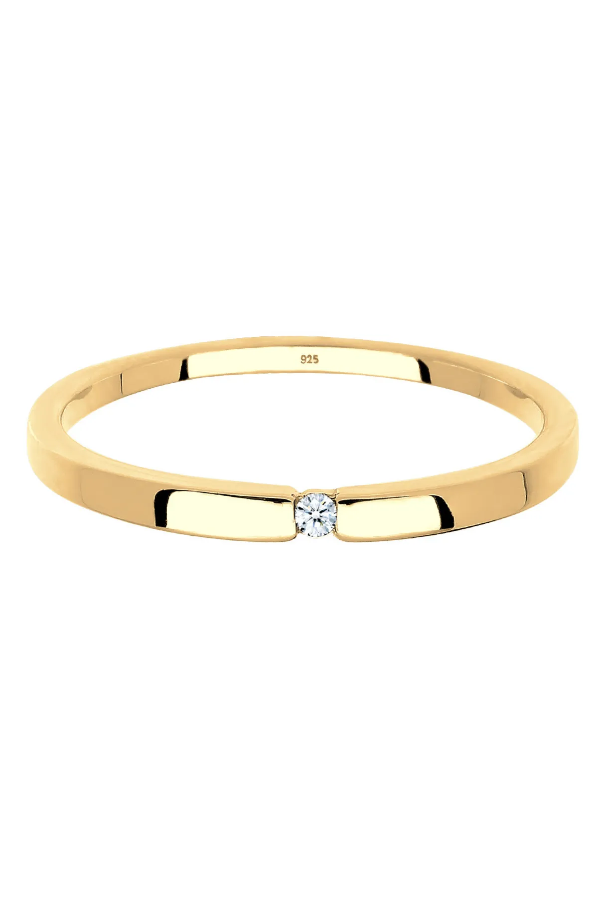 ELLI  Ring - Goldfarben - Diamant