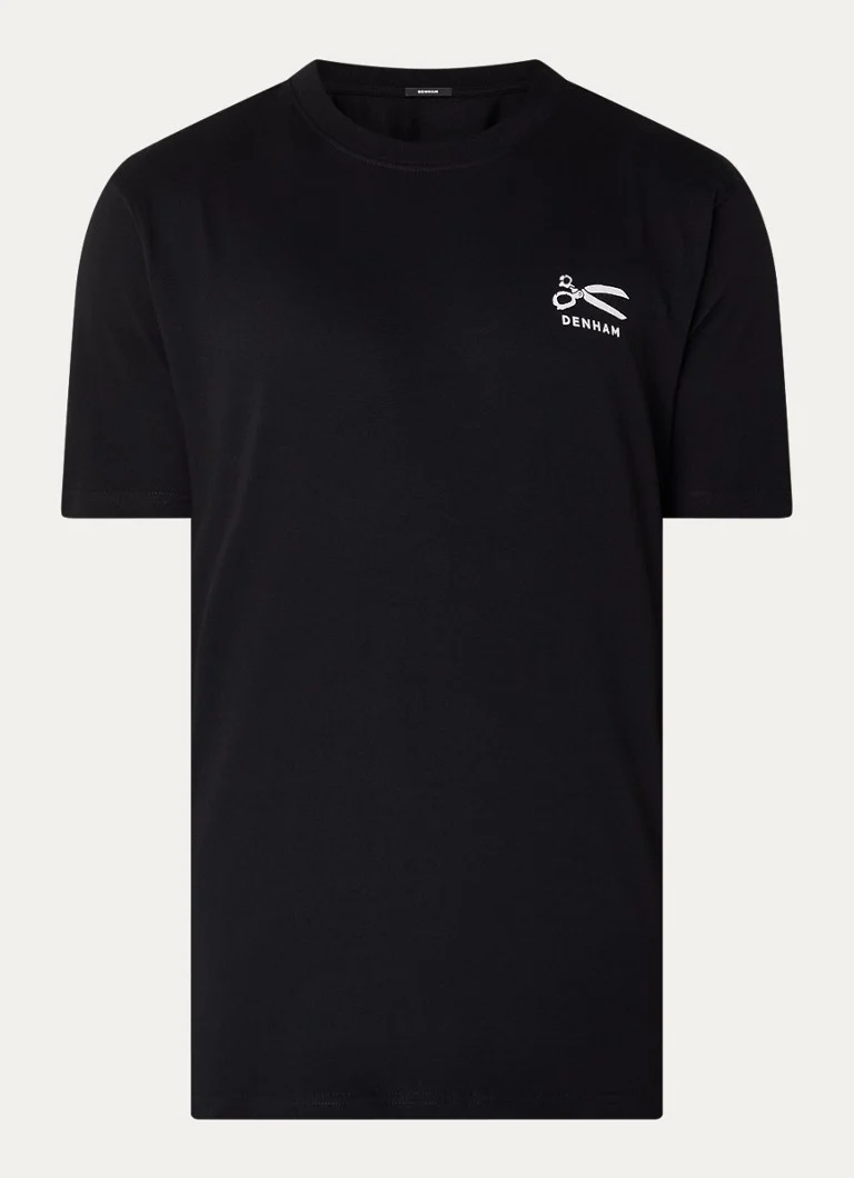 Camiseta Denham Saber com logotipo e estampa nas costas