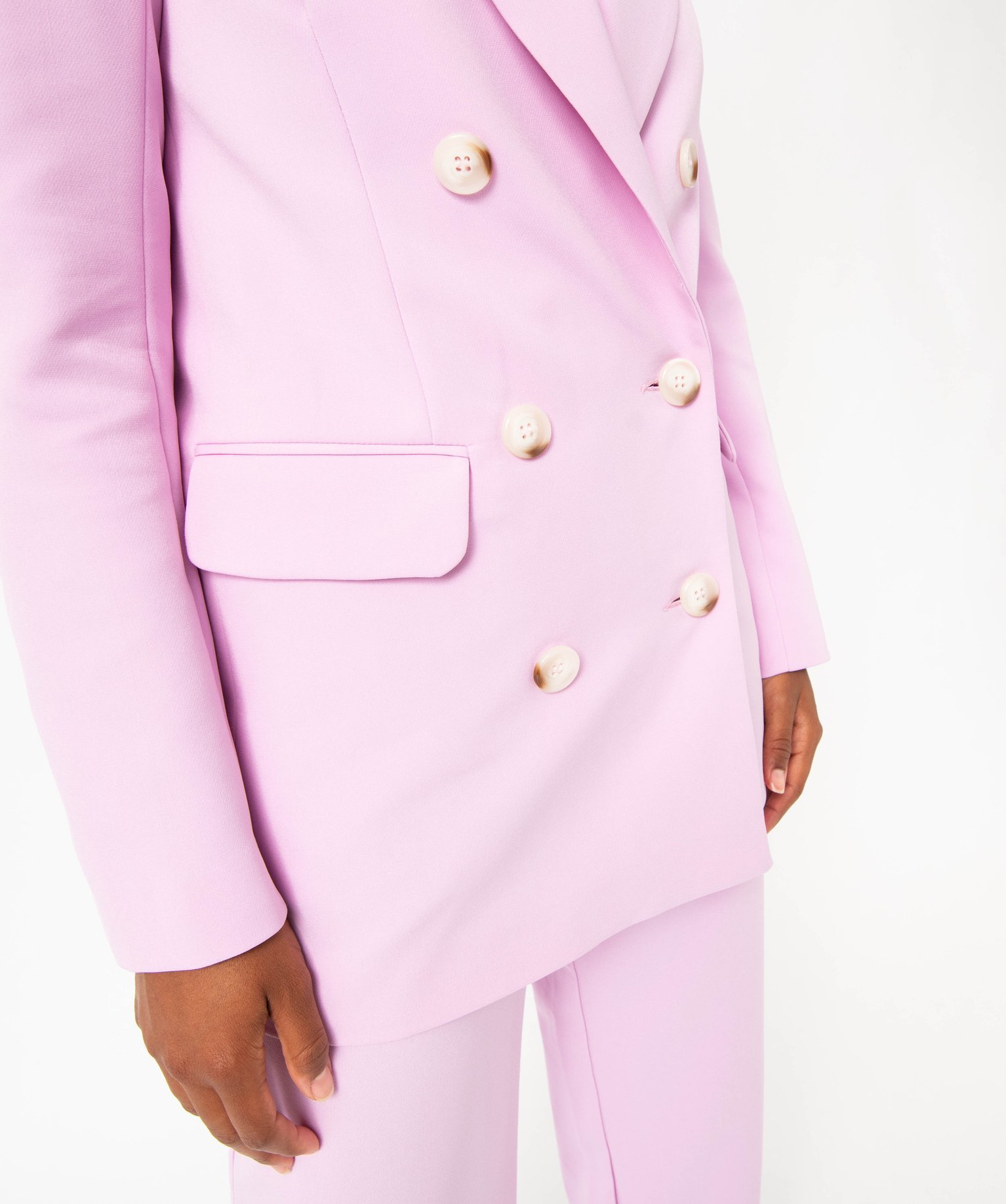 Blazer double boutonnage femme - Gémo x Melissaallbb violet clair | GEMO