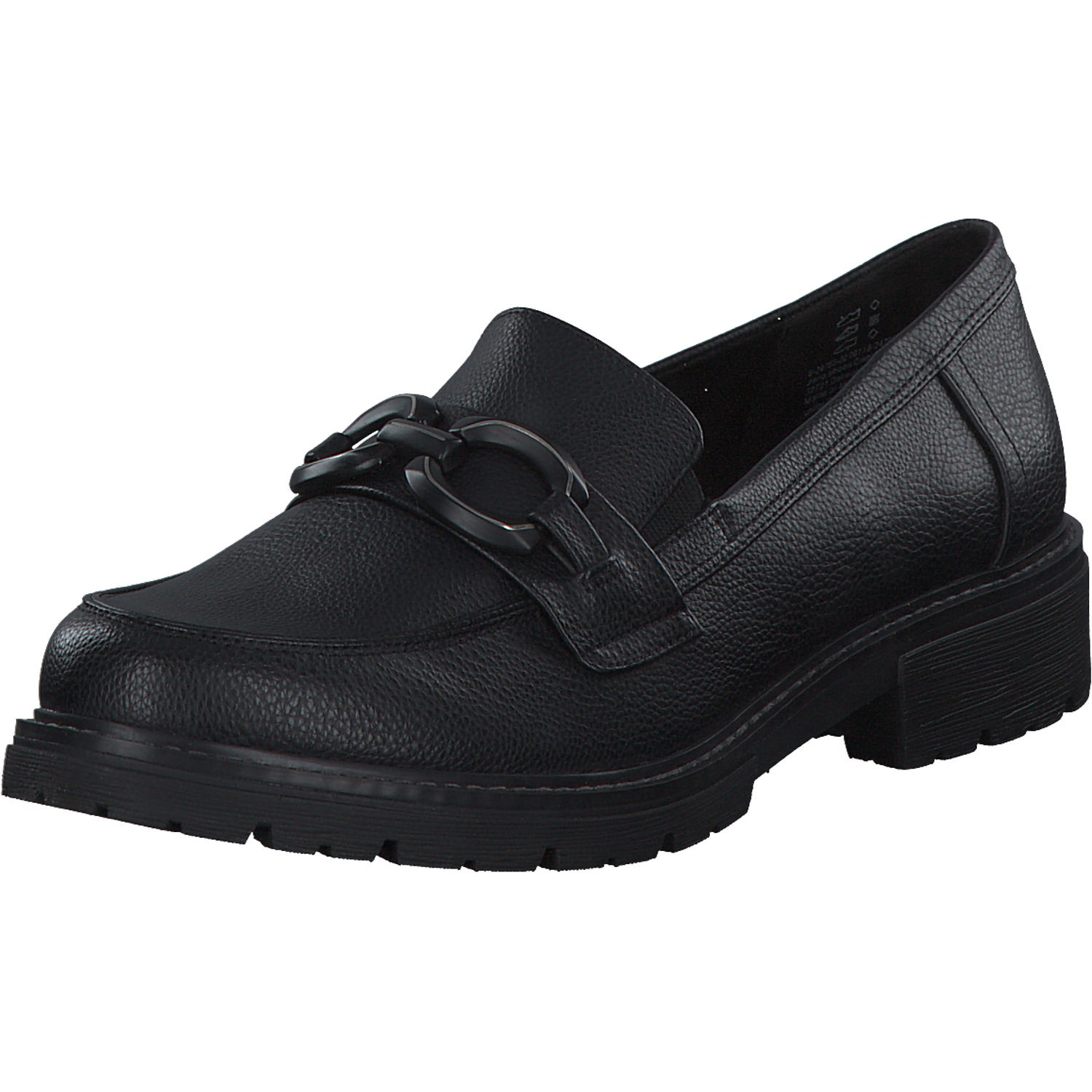Jana Shoes 24763, Mokassins, Damen, Schwarz