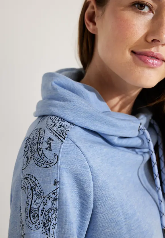 CECIL Sweatshirt mit Volumenkragen