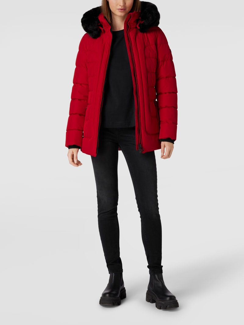 Funktionsjacke mit abnehmbarer Kapuze Modell 'Belvitesse Medium' in rot