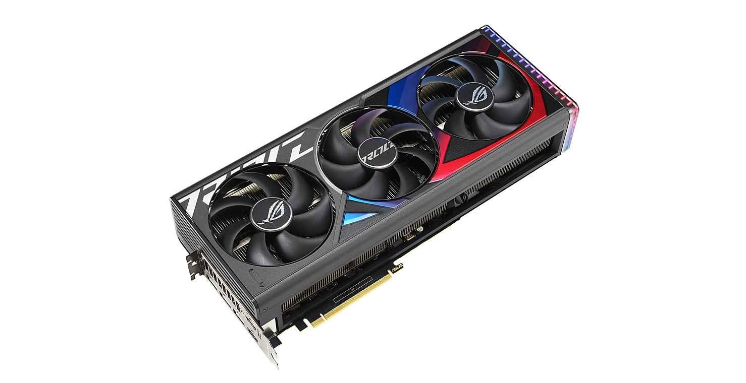 Asus ROG Strix GeForce RTX 4090 OC Edition Gaming Grafikkarte (24 GB, GDDR6X, 2xHDMI, 3xDP, Raytracing, 8K-HDR-Gaming, DLSS 3)