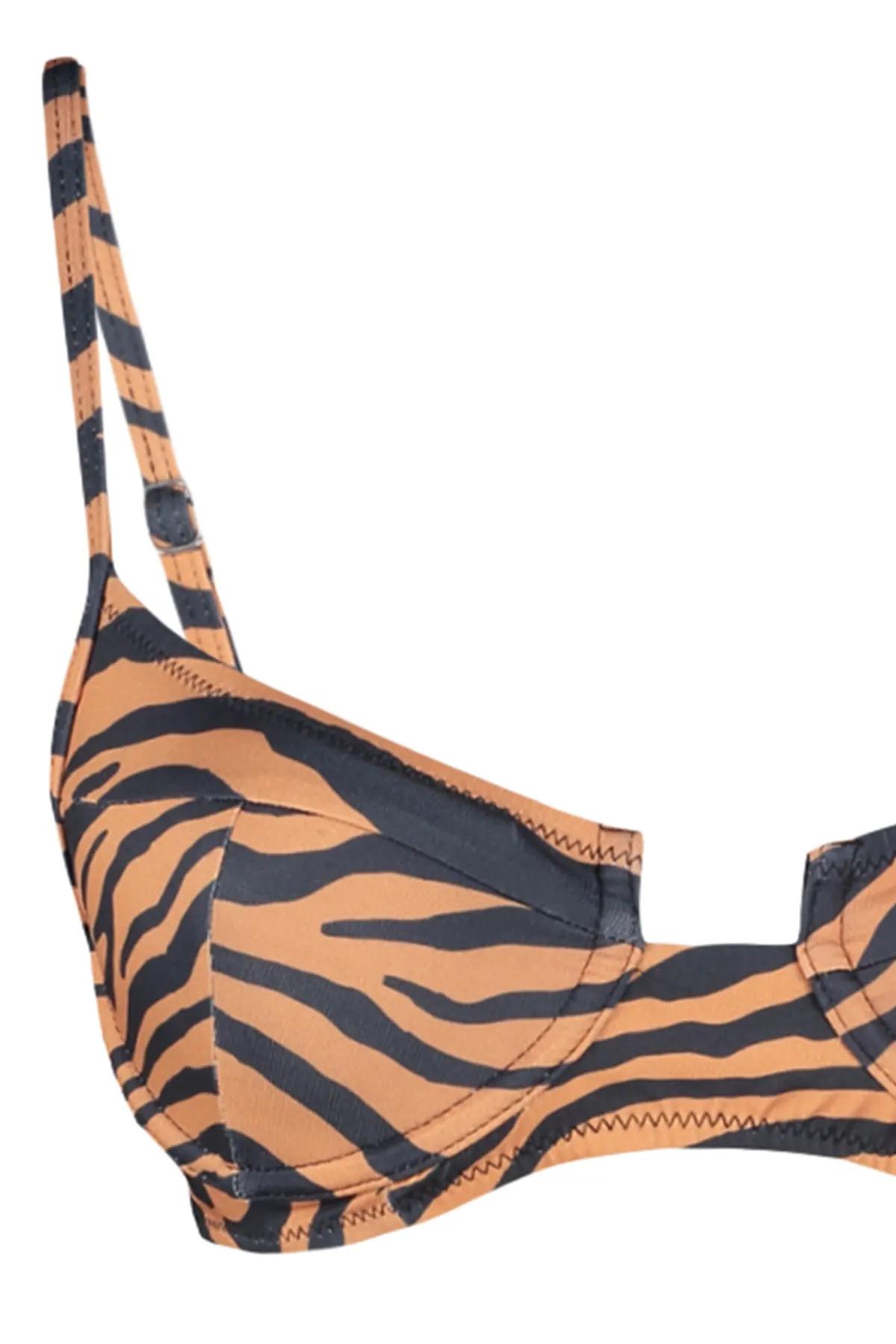 Trendyol Collection  Balconette-Bikinioberteil mit Tiermuster TBESS21BU0018