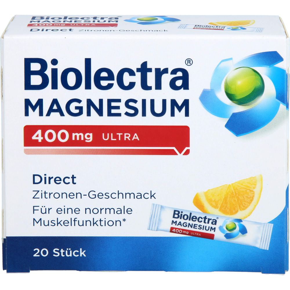 Magnesium 400 mg ultra Direct Zitrone