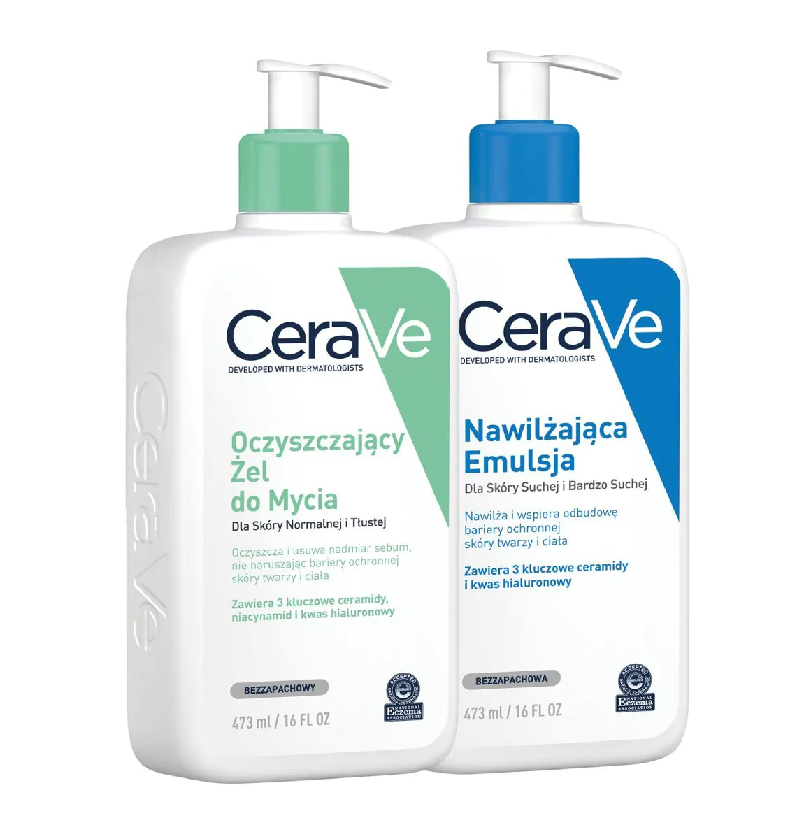 CeraVe сет (гел за чишћење + хидратантна емулзија)