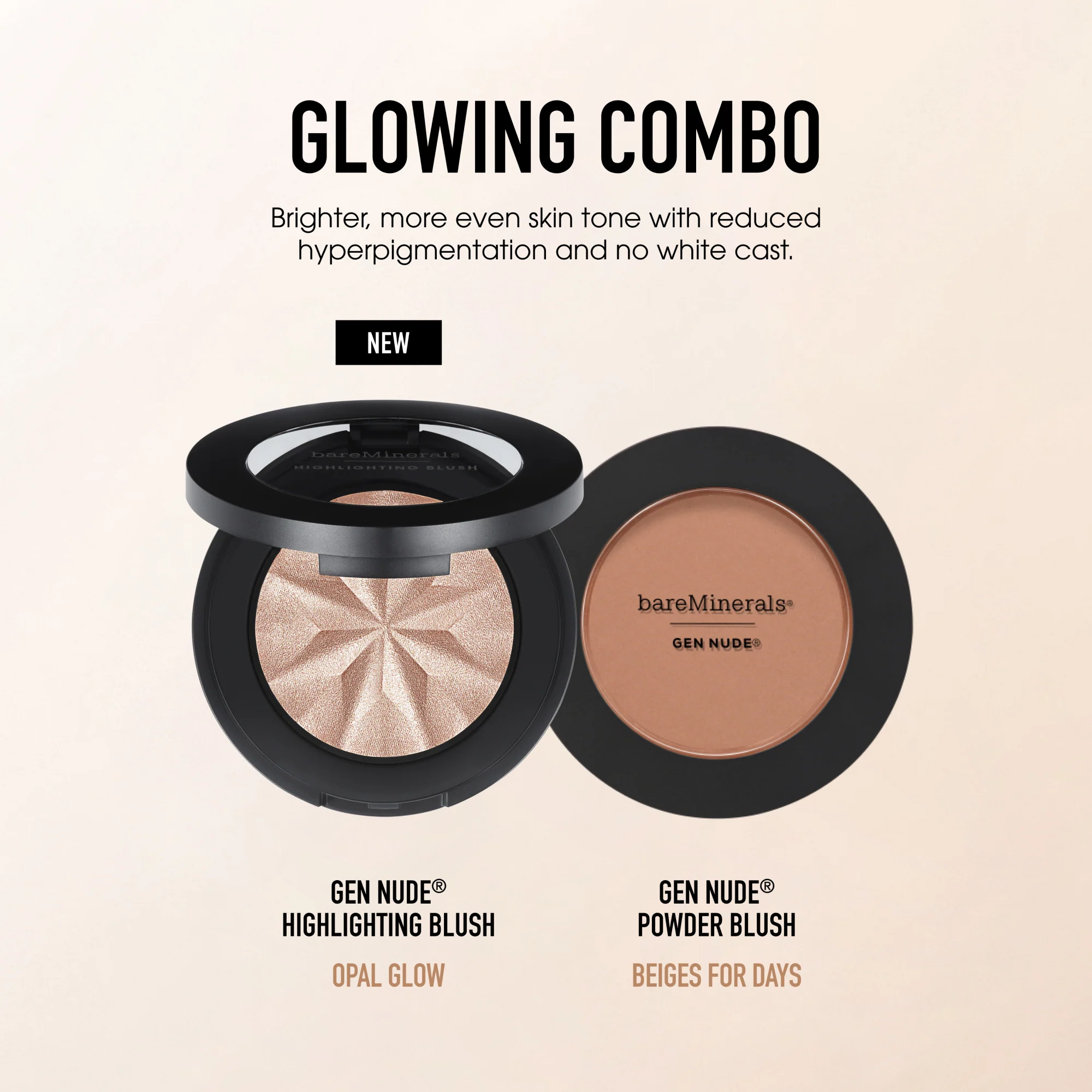 Fard de obraz Viso Gen Nude Highlighter - Fard de obraz compact, intensificator de intensitate și iluminator