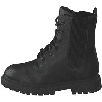 s.Oliver Schnür Boots in schwarz
