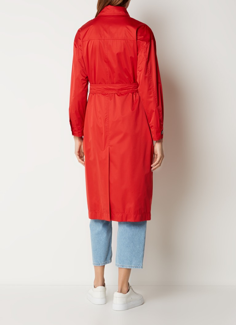 MaxMara Arezzo trench kaput s remenom i džepovima s preklopom