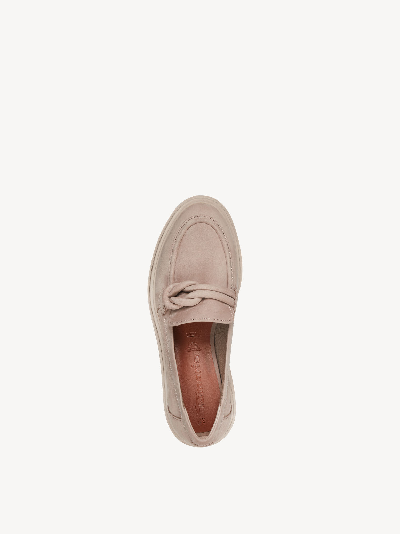 Slipper en cuir - beige