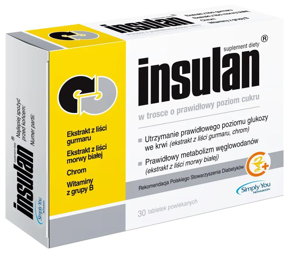 Insulan, preparat koji podržava kontrolu nivoa glukoze u krvi, tablete