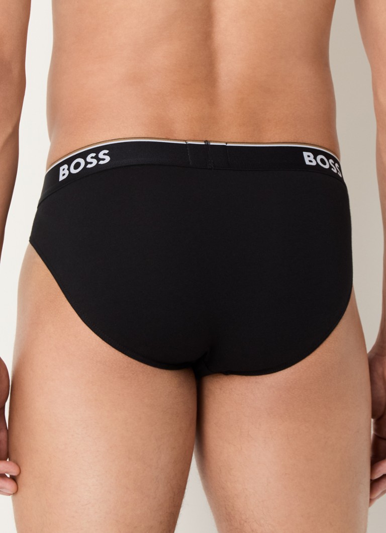 HUGO BOSS Briefs with logo band in 3-pack