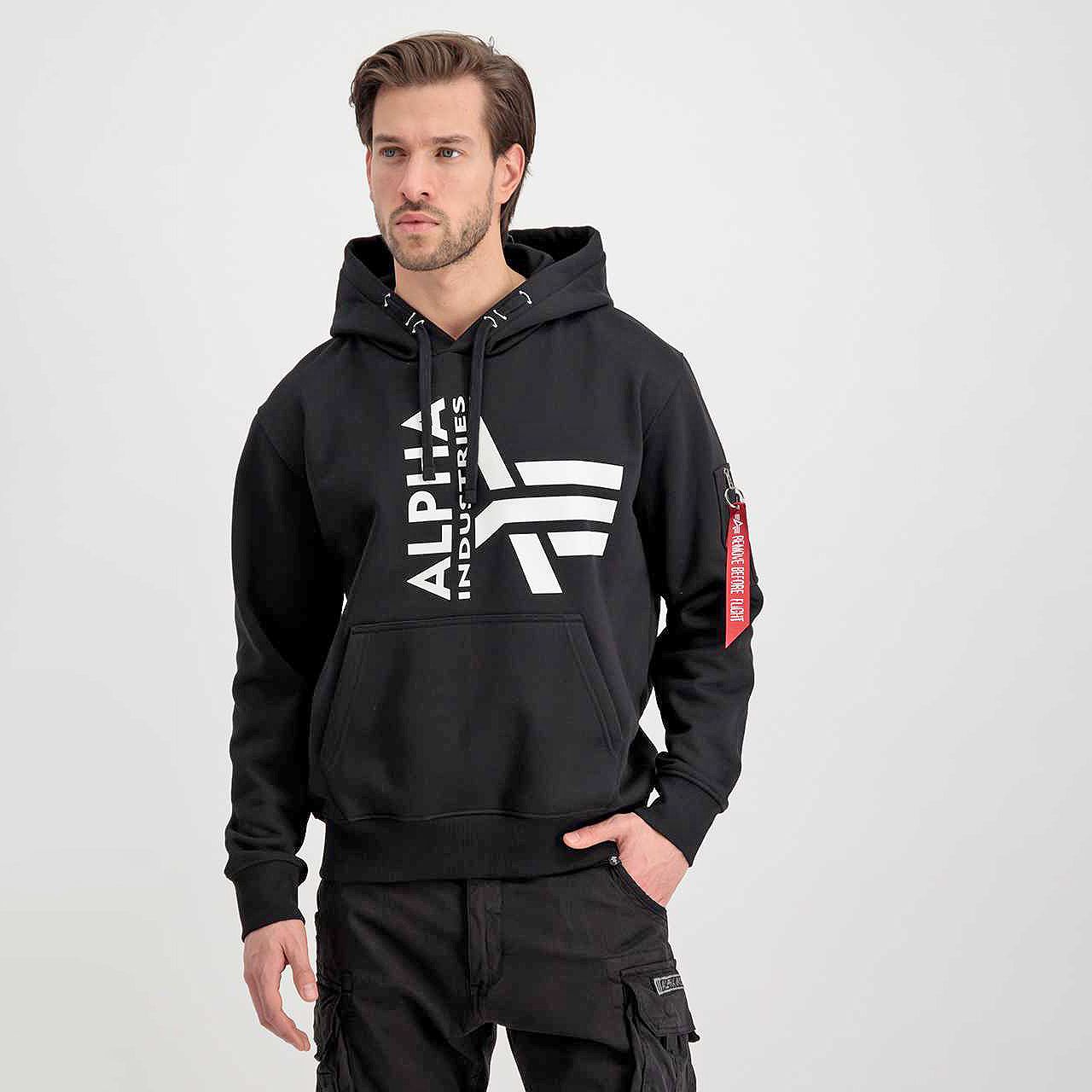 Half Logo Foam Hoody