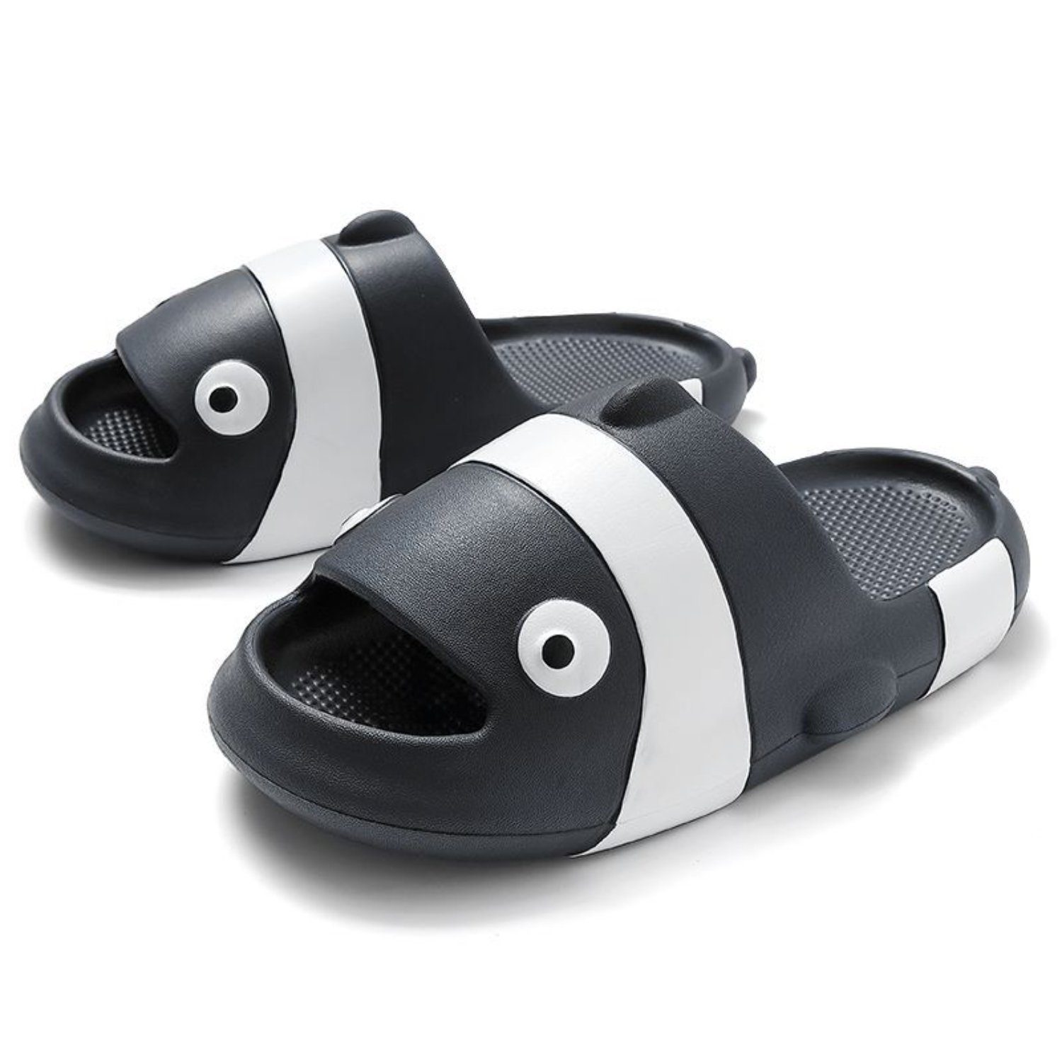 HOMEIDEAS Badeschuh Erwachsene Clownfisch-Hausschuhe, Rutschfeste Sandalen