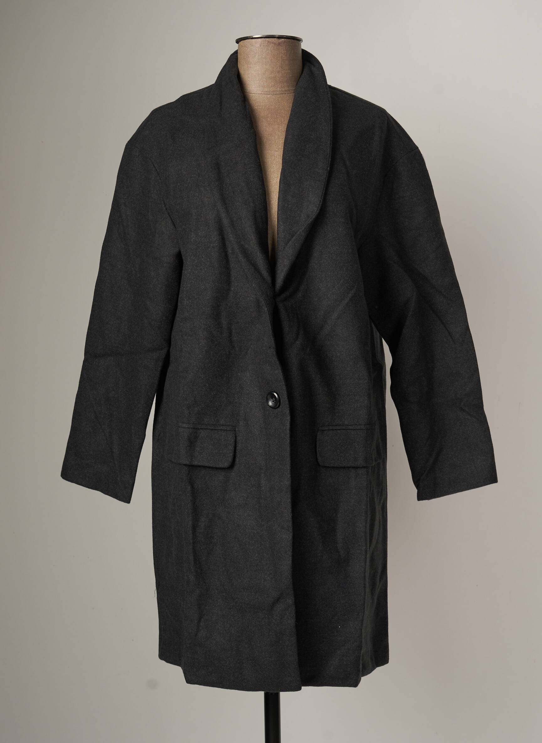 Areline Manteaux Longs Femme couleur gris